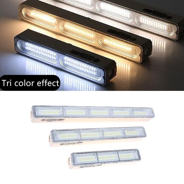 LED Camping Arbejdslys med krog USB Genopladelig Underhjelm Arbejdslys 22cm 2000mah