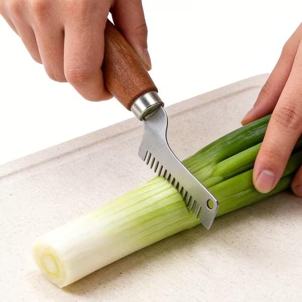 Makuleret Forårsløg Værktøj Køkken Grøn Løg Makulator Special Makulator 1pc