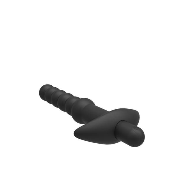 Silikon Analplugg Prostatamassasje Vibrator Rumpeplugger 6 Perler A2
