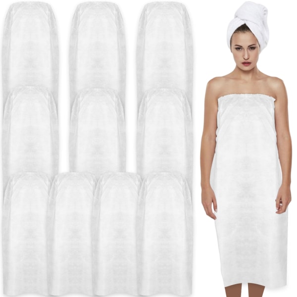 Beautywen 10 Pack Disponible Spa Wrap Non-Woven Bath Wrap Dispo