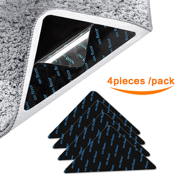 Tæppeklistermærker Genanvendeligt Anti-Slid Vaskbart Mat Sticker Grip
