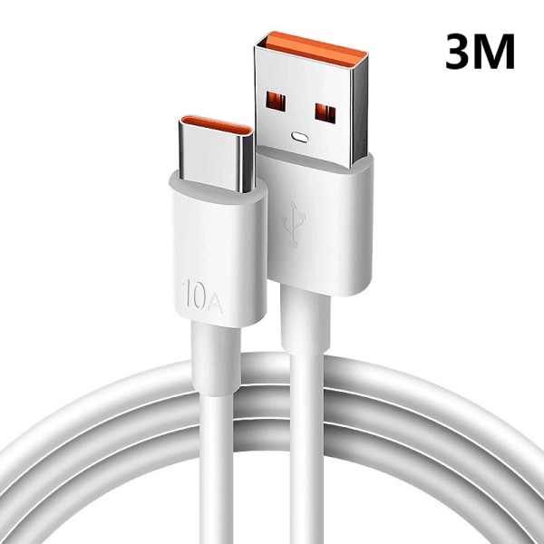 120W 10A Type C Hurtigladekabel Dataledning Hurtiglading USB Type c 1.5m