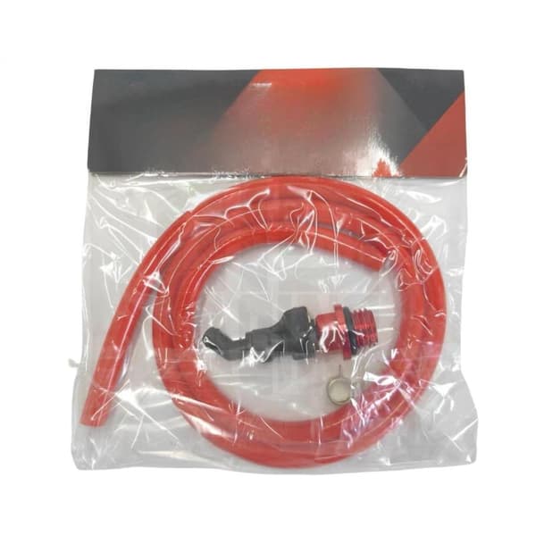 Motorcykeludluftning med slange | Gummi motorcykel modificeret radi E