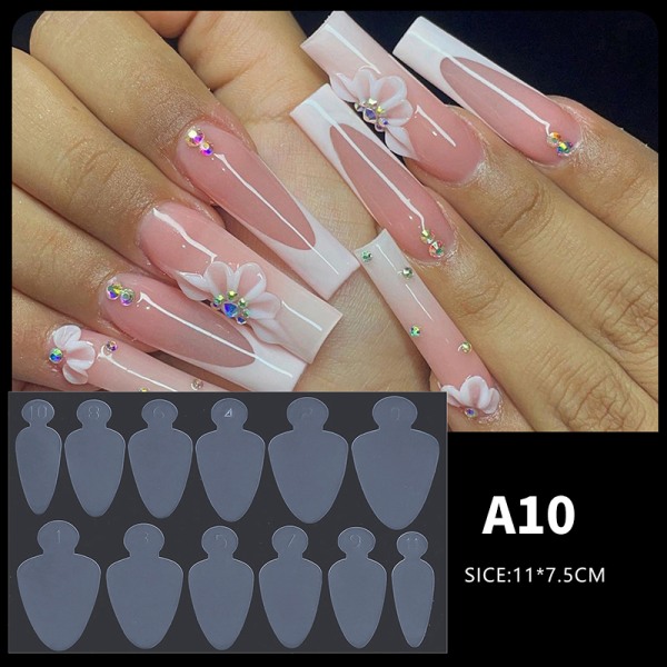 Dual Nail Forms False Tips For Gel Extension Quick Building Fre A10