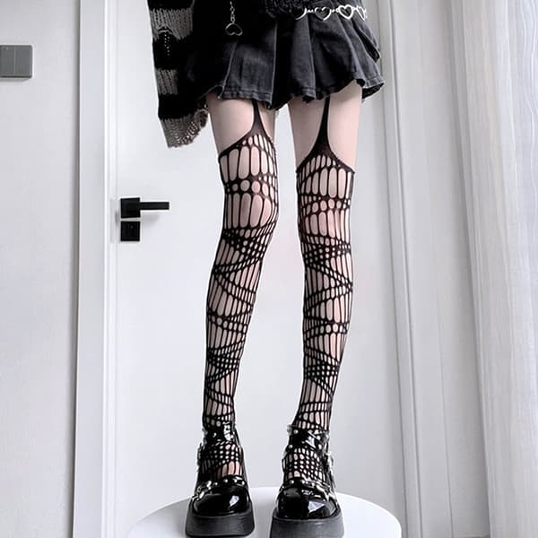 Hule nettstrømper Tights for kvinner Full Body Fishnet