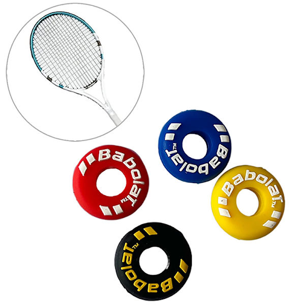 Nya vibrationsdämpare för tennisracket Silikon Anti-Vibration T Yellow