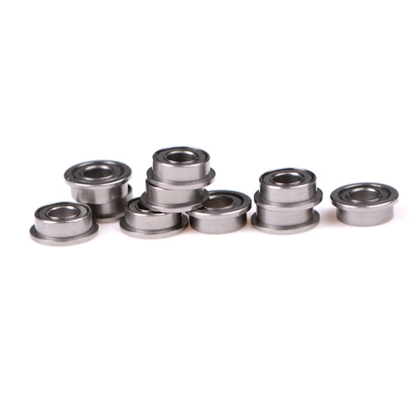 10 STK MF63zz Mini metal dobbeltskærmede flangekuglelejer (