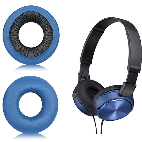 2st utbytesöronkuddar för WH-CH500 CH510 ZX330BT 310 V150 Black Flat