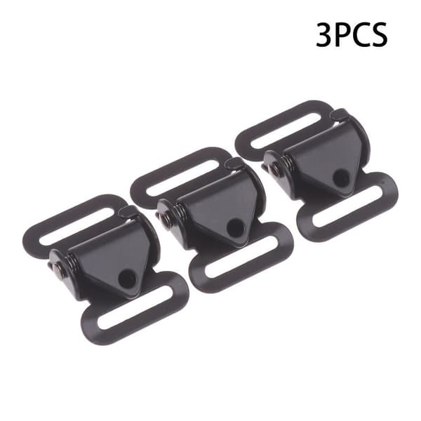 3PCS Utomhus Snabbkoppling Kamspänne Sling Spänne Fjäderbelastat 3PCS