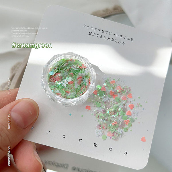 Dopamine Candy Star Nail Sequins Fantasy aron Color Nail Art D Red