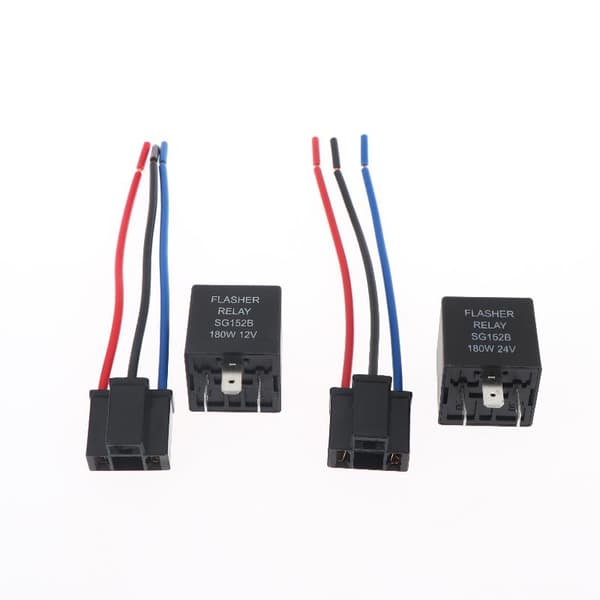 1 sæt bilblinkrelæ til blinklys LED-blinkrelæ 12V
