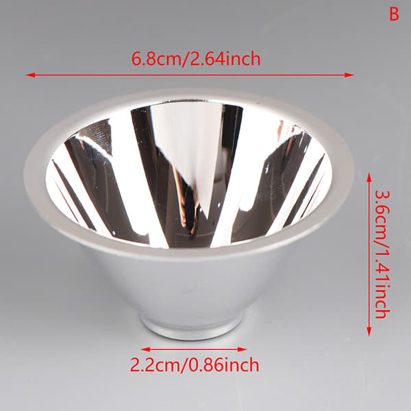LED Aluminium Reflektor Cup uden monteringsplade Reflekterende Cu B