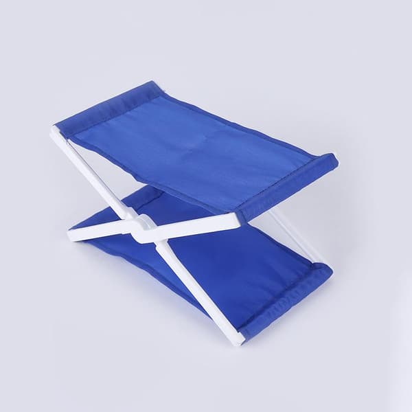 Vattentät Ergonomisk Nackstöd Hopfällbar Bärbar Campingkudde Blue