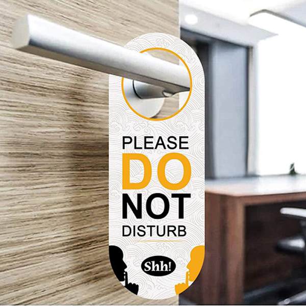 Venligst Forstyr ikke Dørskilt Hotel Bulletin Board Pendant La B