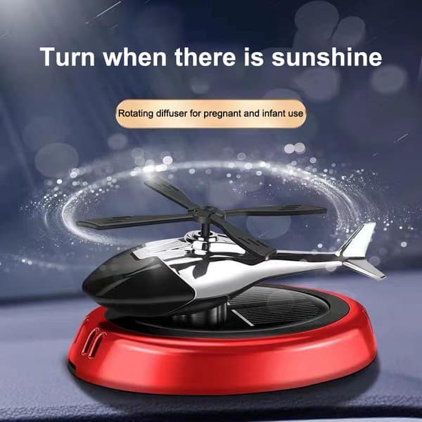 Solar Bil Luftfrisker Parfume Helikopter Indretning Interiør Indretning Orange