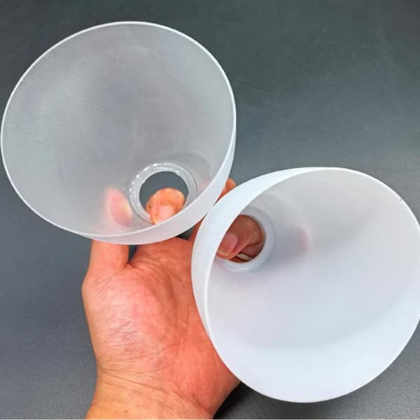 1 stk E27 Plast Lampeskærm PP Cirkulær Lang Rør Konisk Form A2