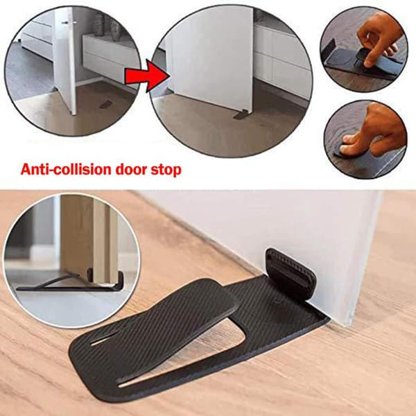 Vår innovative dørstopper holder døren din åpen Black