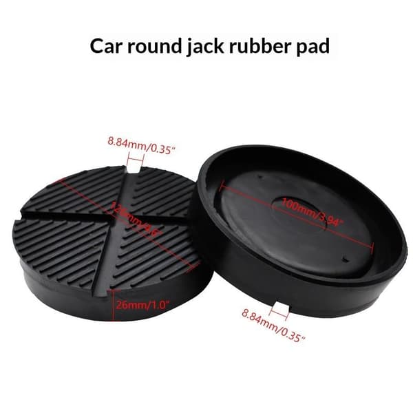 1 st biljack gummikudde billift jack stativ gummikuddar ram A3