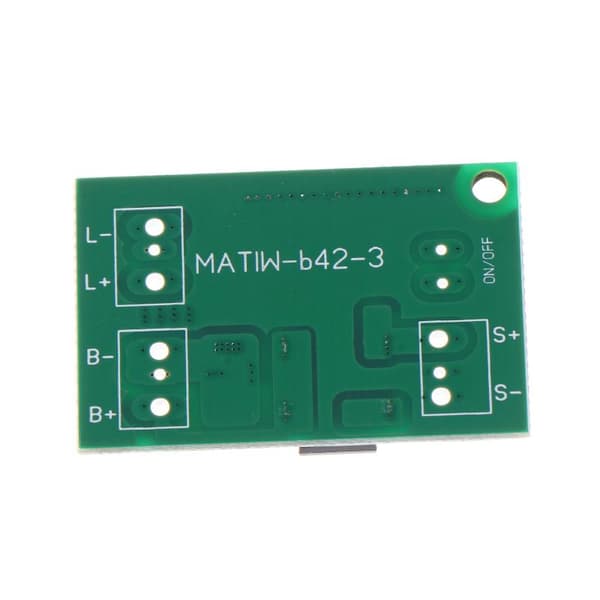 1 stk. automatisk solpanel batteriopladerkort natlys LE 1000ma