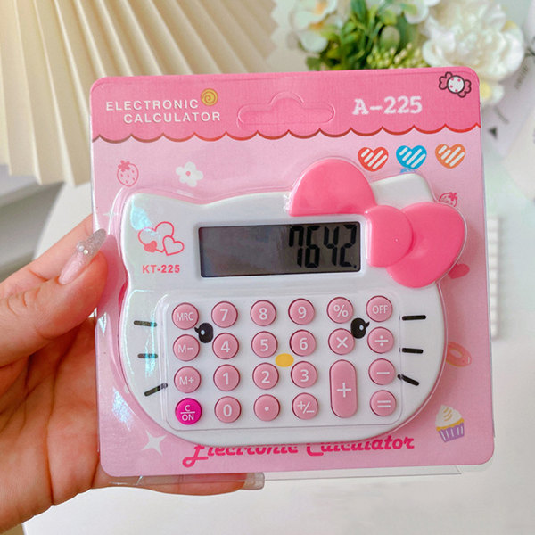 e Cartoon Calculator Kawaii Portable Office Learning Supplies C A2