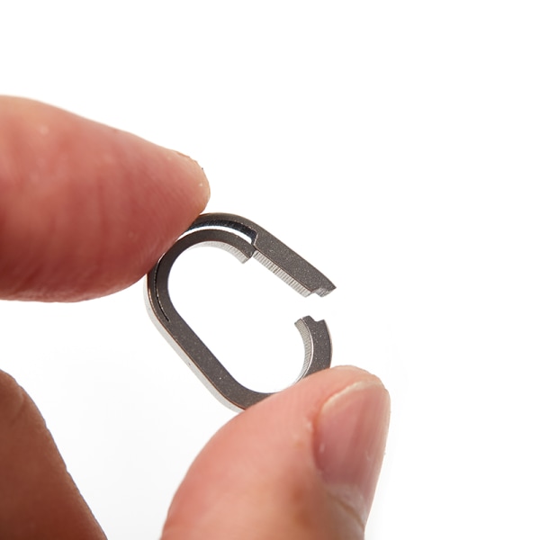Mini Titanium Buckle Pieni avaimenperä vyötäröketjun tarvikkeet ulos closure