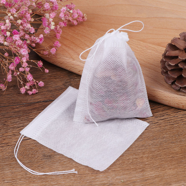 100 stk./parti Poser Teposer Infuser Med String Heal Seal 7 x 9 cm