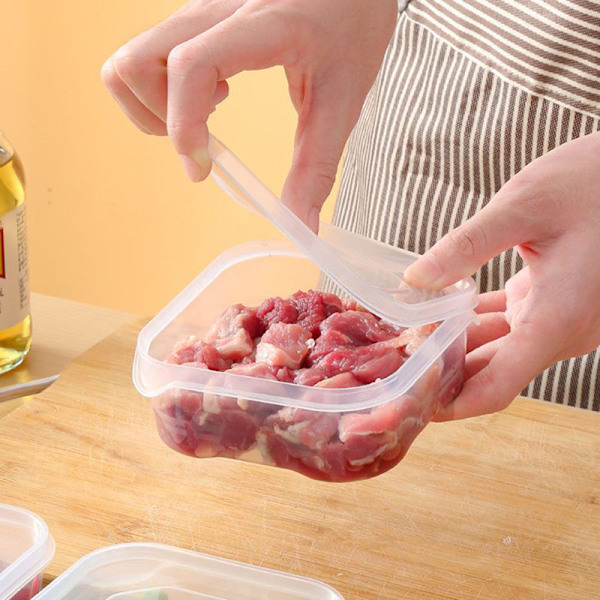 Kylskåp Förvaringslåda Kött Frukt Grönsaksbehållare förseglad
