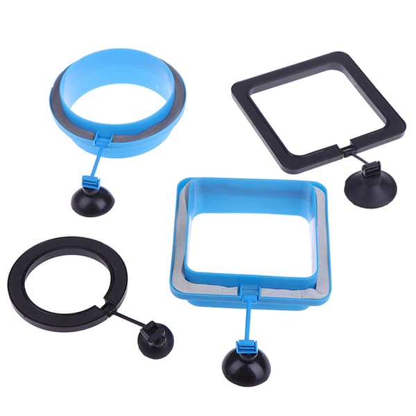 1 PC akvarium foderring akvarium station flydende Tary Square/ 1