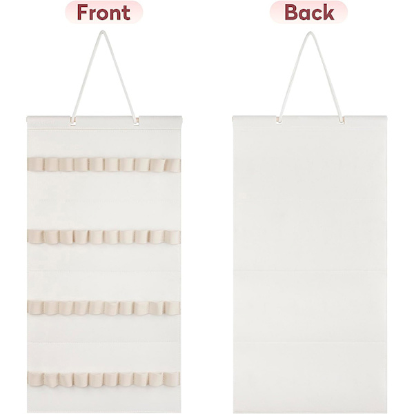 Pannbandshållare Hårbågar Organizer Display Förvaringsvägg Hangin White 40 grids