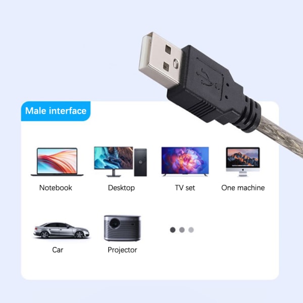 USB 2.0 jatkokaapeli 5M/10M/15M USB 2.0 jatke USB -toisto 5M