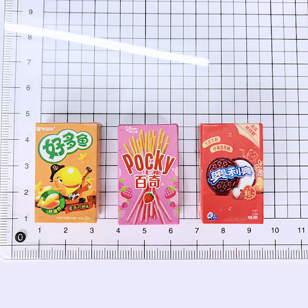 5 kpl Dollhouse Mini Simulation Snacks Dollhouse Supermarket 12.12
