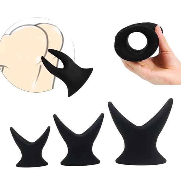 Hul Anal Butt Plug Med Stopper Spekulum Anus Dilator Utvid L