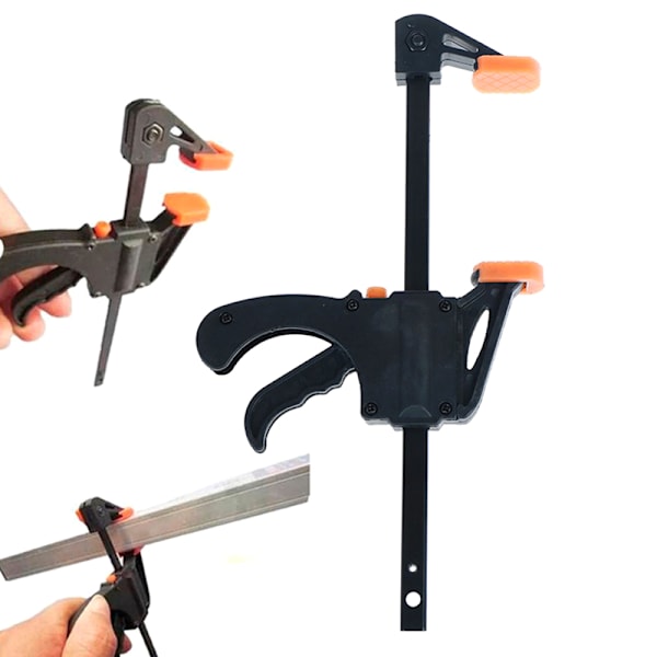 4 tuuman kiinteä pidike Puuntyöstötanko F Clamp Grip Räikkävapautus