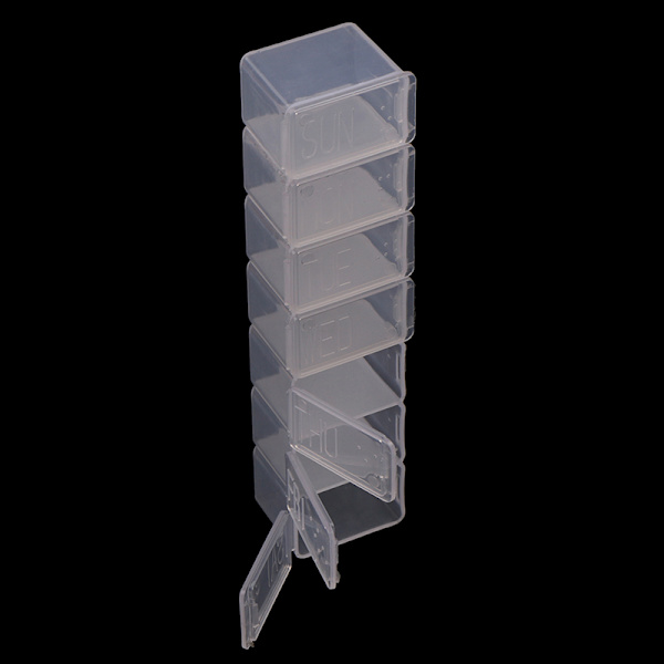 7 päivän tabletin pillerirasiapidike, viikoittainen lääkkeiden organizer
