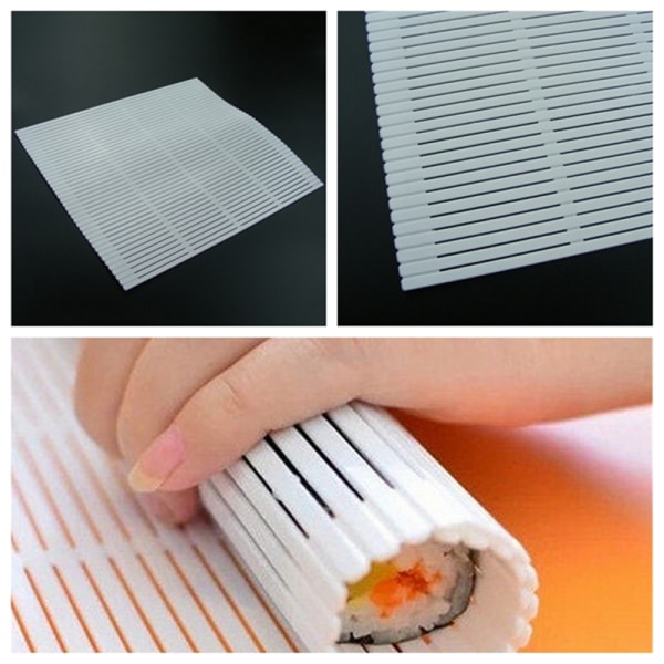 Ny praktisk Sushi Roller Roller Plastmateriale Mat Maker K