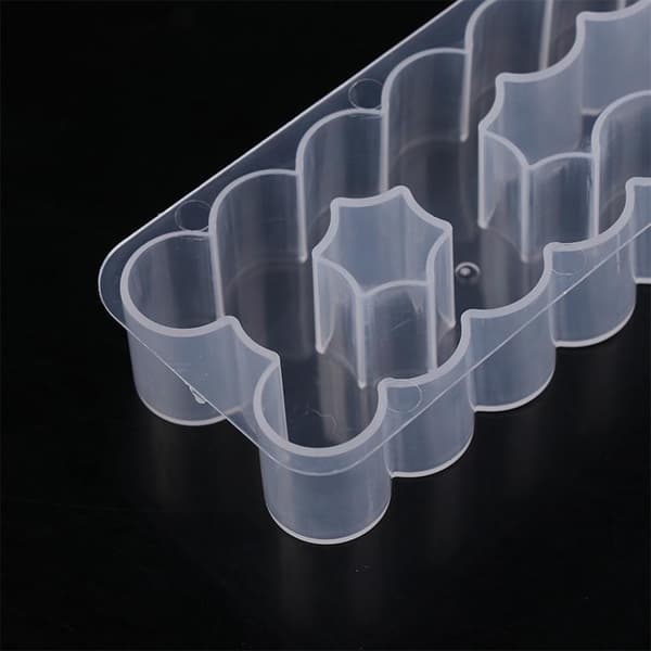 24 pladser 3ML hætteglas opbevaringskasse stabelbar klar mikroglas 3pcs