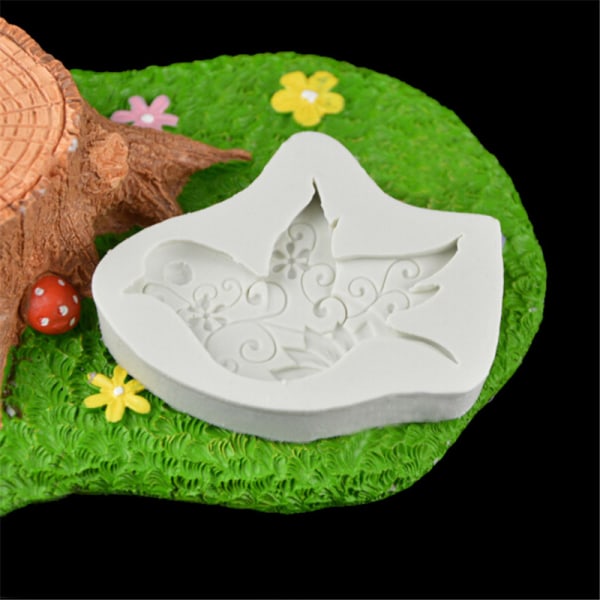 rauhan kyyhkynen muoto hartsi molds silikoni fondant kakku koristeena