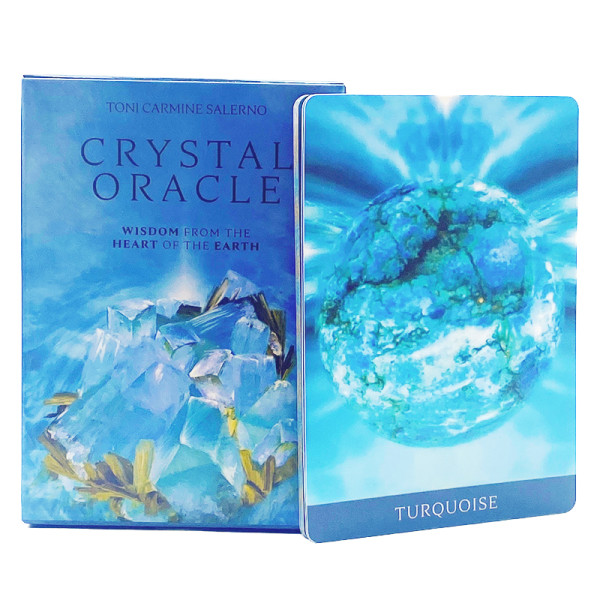 Crystal Oracle Card Tarot Prophecy Fate ennustaminen kansi perhe