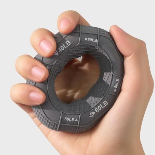 Silikon grepstyrke ring grep ball profesjonell hånd arm muskel A6