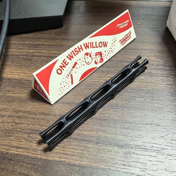 3D-printet One Wish Willow Stick Plastic Ønskestav Ønske-Mak A1