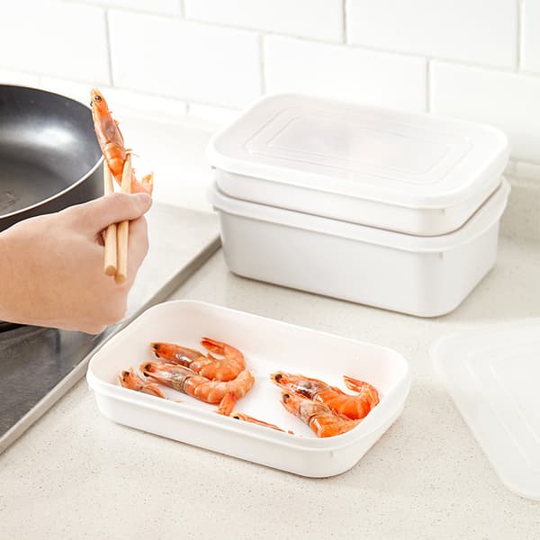 Kylskåpslåda som kan mikrovågsugnas, matlåda Bento S 5pcs