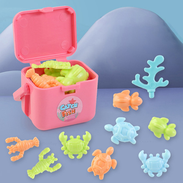 Mini Kalastus Gashapon Peli hine Lelut Lasten Vanhempi-Lapsi I Red