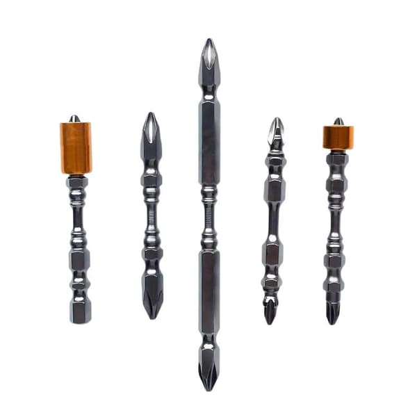 5 STK Sterk Magnetisk Bitsett Bits Gipsplater Gips Skrue D