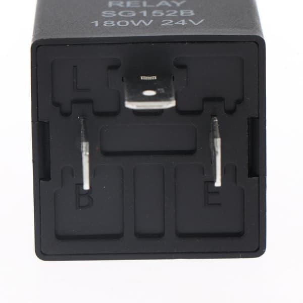 1 uppsättning bilblinkrelä för blinkers LED-blinkrelä 24V without socket