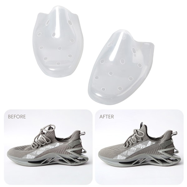 1 par Expander Shaper Toe Cap Support Shoe Anti Crease Protect L（42-46）