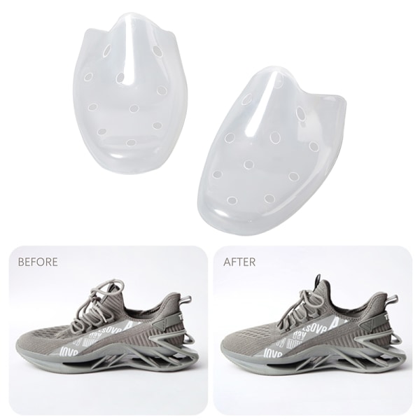 1 par Expander Shaper Toe Cap Support Shoe Anti-fold Protect S（35-37）