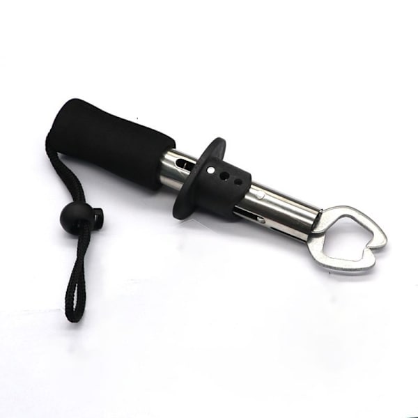 Bärbar fiskegripare i rostfritt stål Fish Lip Grip Handtag C black C