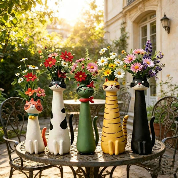 Kattformad harts vas A