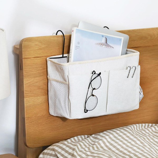 Caddy Hanging Organizer Oppbevaringspose ved sengen for køyeseng og sovesal R White