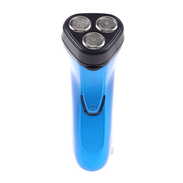 3D USB elektrisk barbermaskin Bærbar elektrisk barbermaskin for menn Vaskbar Blue